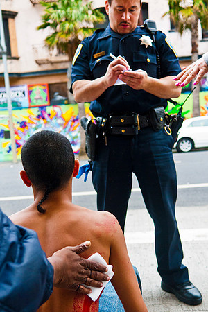 Uncooperative Stabbing Victim Interview By Ofc. Jordan Oryall 2011